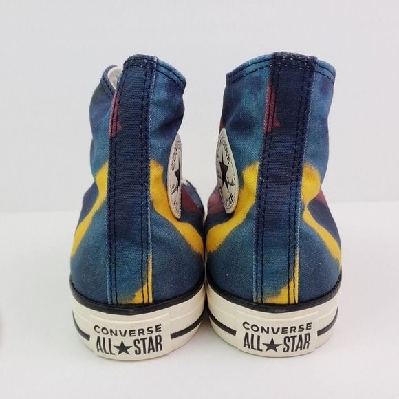 Converse CTAS HI Womens Sz 9.5 Mens Sz 7.5 Blue Purple Sneaker Shoes A02082F - Picture 7 of 13